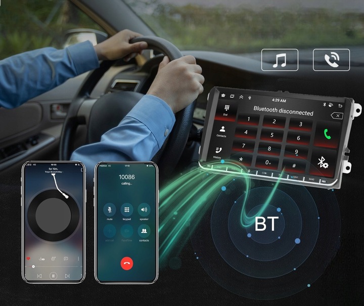 RADIO 9'' 4GB/64GB ANDROID 15 GOLF V VI PASSAT B6 B7 SEAT SKODA