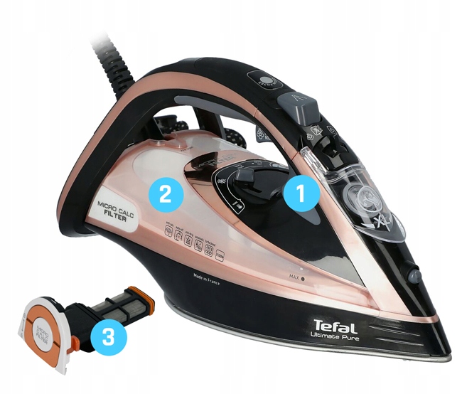 Żelazko Tefal Ultimate Pure FV9845E0 3200 W