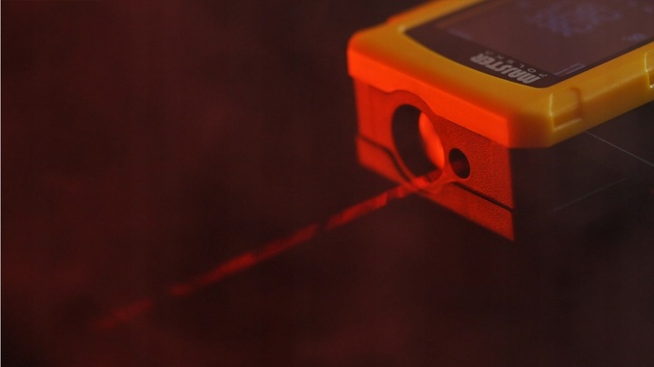 DALMIERZ LASEROWY MIERNIK ODLEGŁOŚCI CYFROWY 50M POZIOMICA KĄTOMIERZ