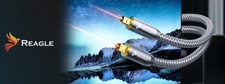 KABEL OPTYCZNY TOSLINK 5M HQ SPDIF DIGITAL AUDIO PRZEWÓD CYFROWY