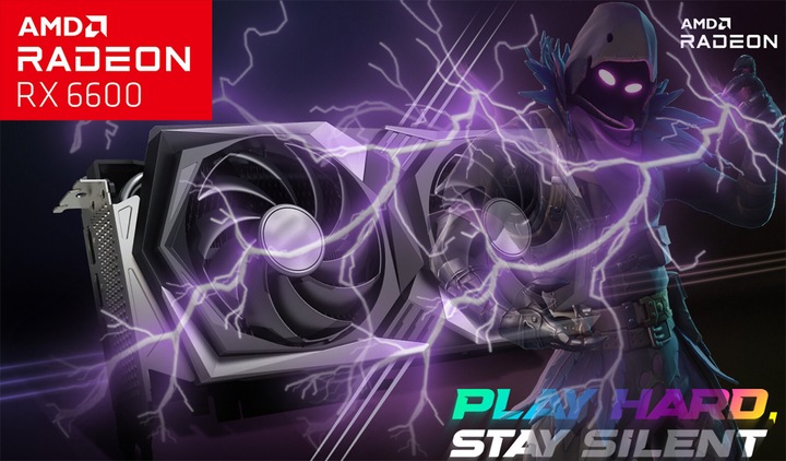 ZESTAW KOMPUTEROWY GAMINGOWY 27"100Hz Ryzen 5 3600 64GB DDR4 RX 6600 8GB