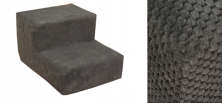 Schodki/schody do kanapy kolory szr. 40cm sztruks