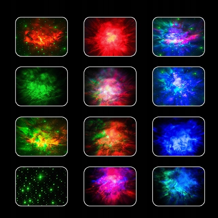 PROJEKTOR GWIAZD ASTRONAUTA Lampka GLOW Rzutnik Dla Dzieci Led LASER PILOT
