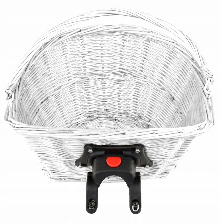 KOSZ NA ROWER WIKLINOWY CLICK KLIK KOSZYK BIAŁY