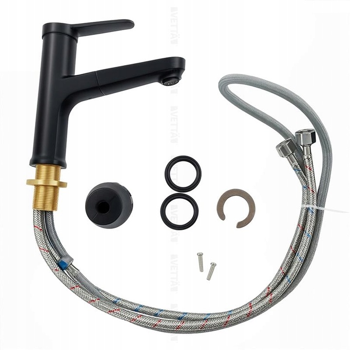 Bateria stojąca VETTÄ umywalkowa WYCIĄGANA kran do umywalki zlewu