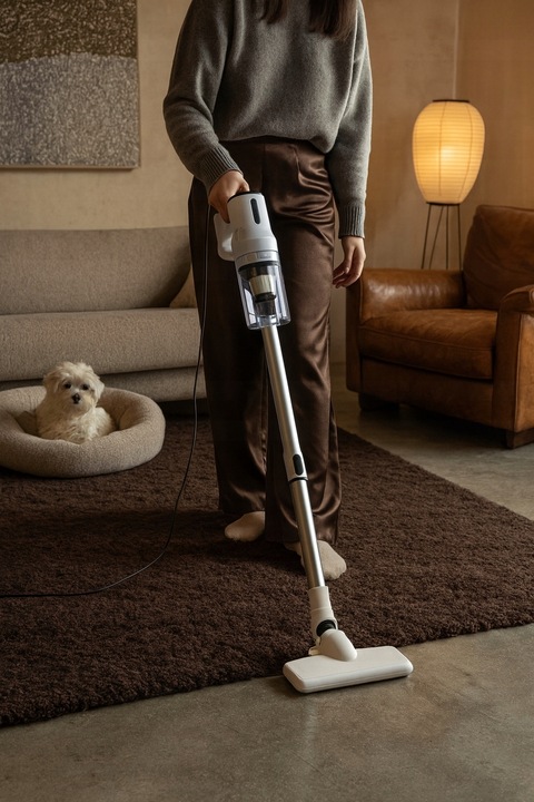 ODKURZACZ PIONOWY BEZWORKOWY PRZEWODOWY RĘCZNY MOCNY 2w1 600W HEPA H13