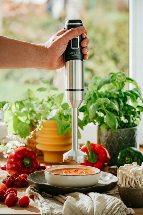 Mocny Blender ręczny 1900W Wielofunkcyjny Mikser Funkcja TURBO Kruszy Lód