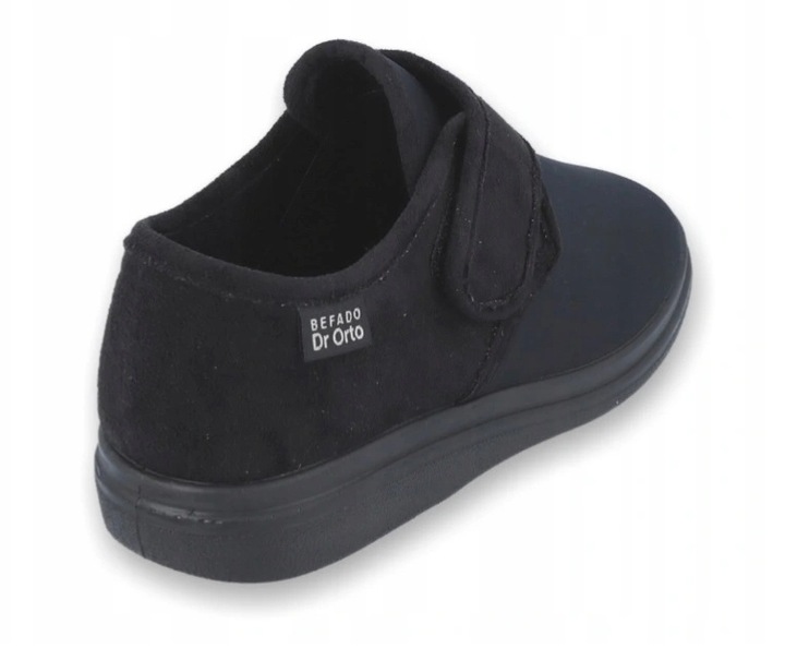 BUTY MIĘKKIE DLA SENIORA Z JONAMI SREBRA RZEP STOPA CUKRZYCOWA HALUKSY