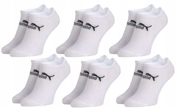 PUMA SKARPETY STOPKI BIAŁE 6 PAR 43-46