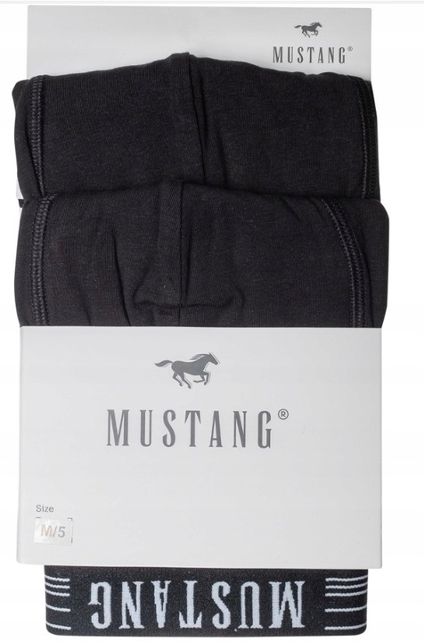 Majtki Bokserki Mustang r. L CZARNE 4 SZTUKI