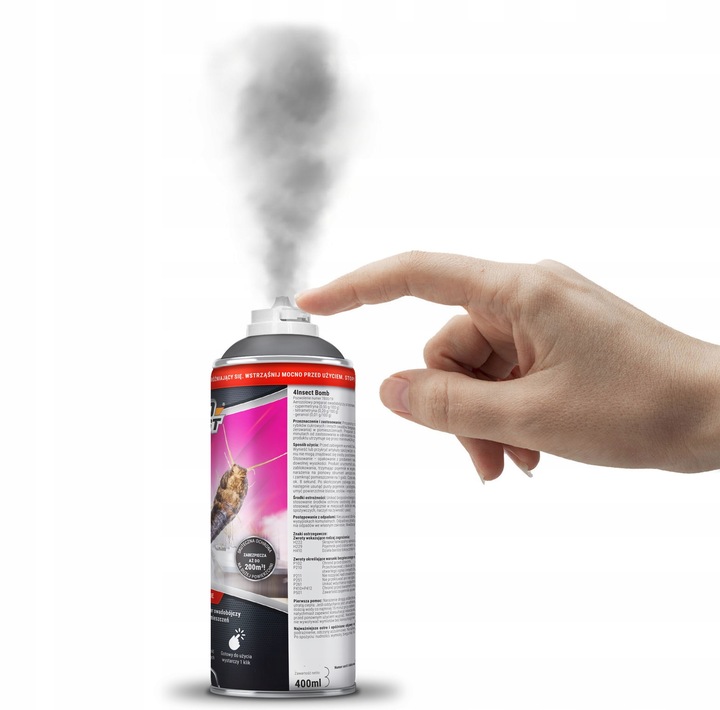 PREPARAT BOMBA FOGGER ŚRODEK NA RYBIKI CUKROWE SREBRZYKI NO PEST 400ML