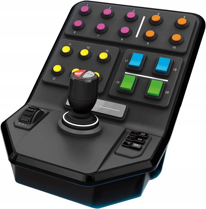 Logitech Gaming Saitek Farm Farming Sim Heavy Equipment Side Panel Joystick