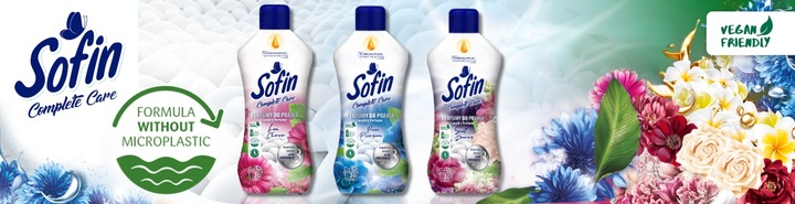 SOFIN Perfumy do Tkanin do Pralki Suszarki 5 x 300ml MIX 100 Prań
