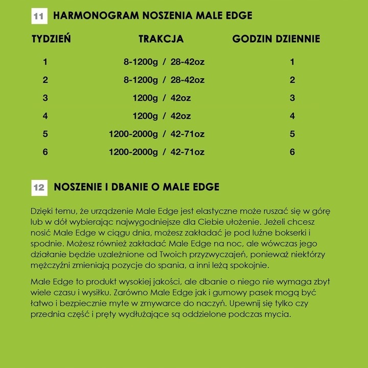 System powiększania penisa MaleEdge Extra