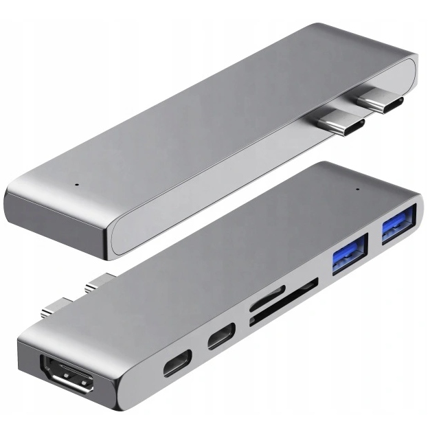 ADAPTER HUB PRZEJŚCIÓWKA USB-C USB THUNDERBOLT HDMI 4K DO MACBOOK PRO AIR