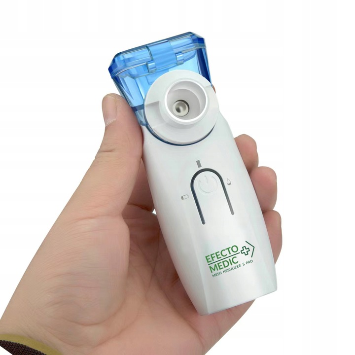 INHALATOR NEBULIZATOR Siateczkowy DLA DZIECI DOROSŁYCH przenośny CICHY SPRO
