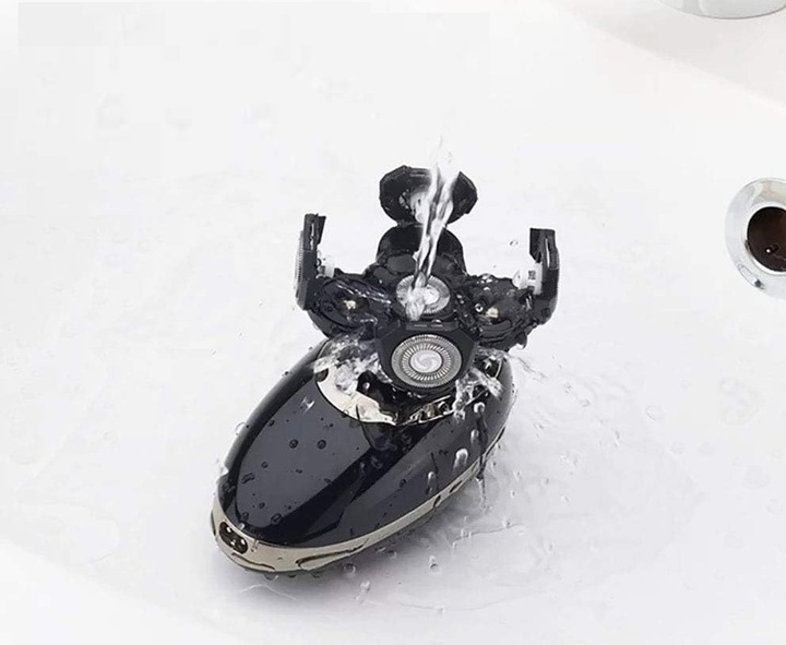 GOLARKA MĘSKA MASZYNKA ELEKTRYCZNA DO GOLENIA GŁOWY BRODY TRYMER 5W1