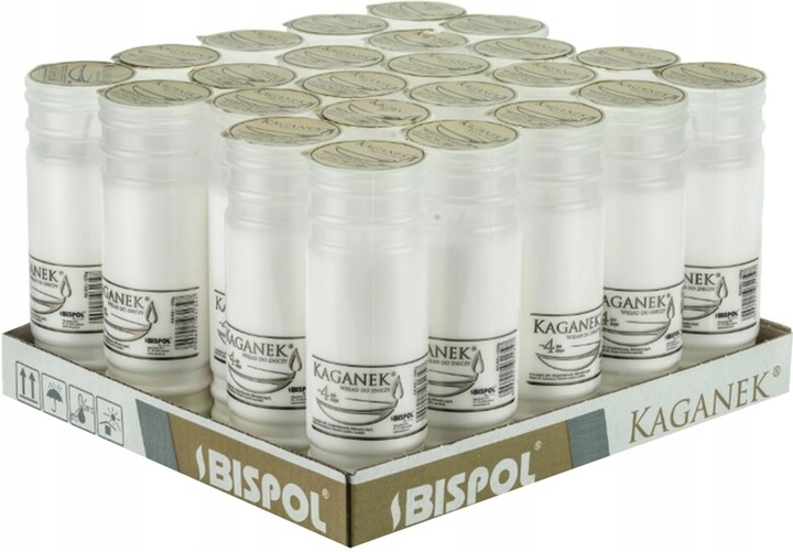 Wkłady do zniczy Bispol Kaganek K4 4dni 24 szt