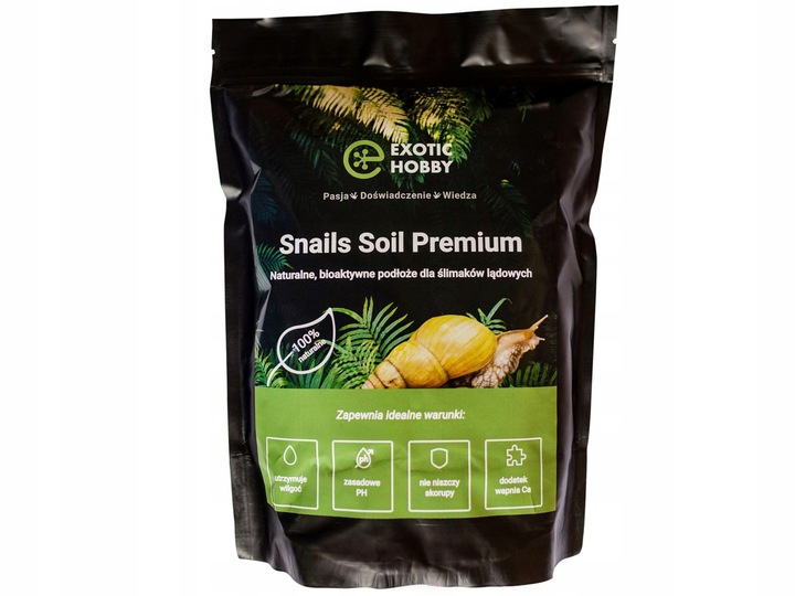 Podłoże dla ślimaka do terrarium - Snails Soil ściółka dla ślimaków