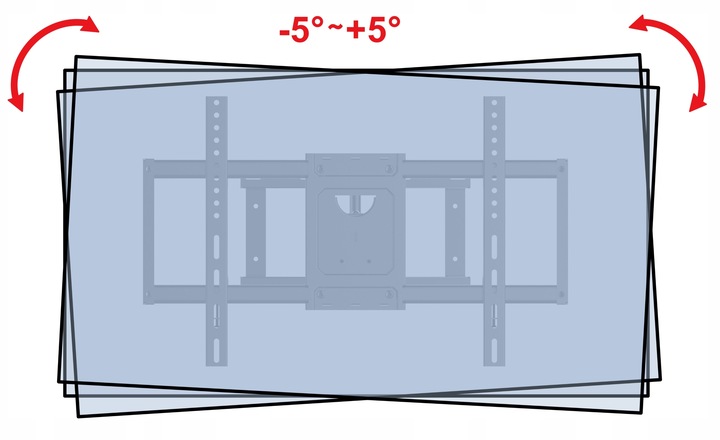 Uchwyt TV Dlugie ramie 85cm Wieszak do Telewizora 32-64 cale narożny