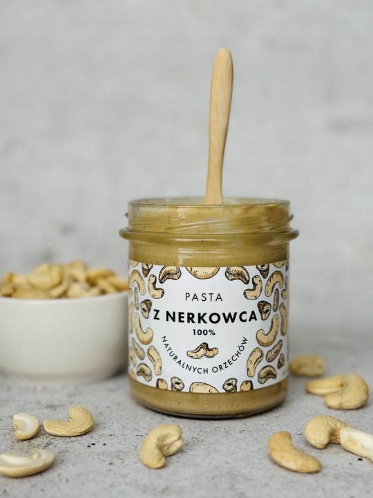 Pasta z nerkowca 300 g - Idealne smarowidło, 100% orzechów, Bez Dodatków