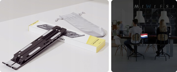 VOOMY T3 Podstawka Pod Laptopa, Czarny