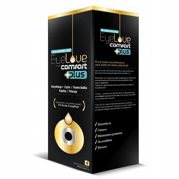 Płyn do soczewek EyeLove Comfort PLUS 500 ml