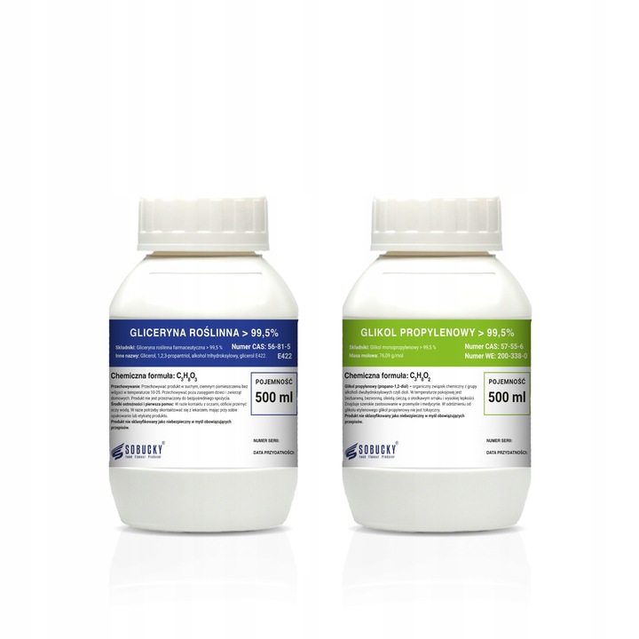 GLICERYNA + GLIKOL 1000 ml farmaceutyczne