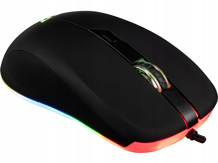 BEZKLIKOWA I CICHA MYSZKA GAMINGOWA USB RGB MODECOM VOLCANO ASSASSIN SILENT