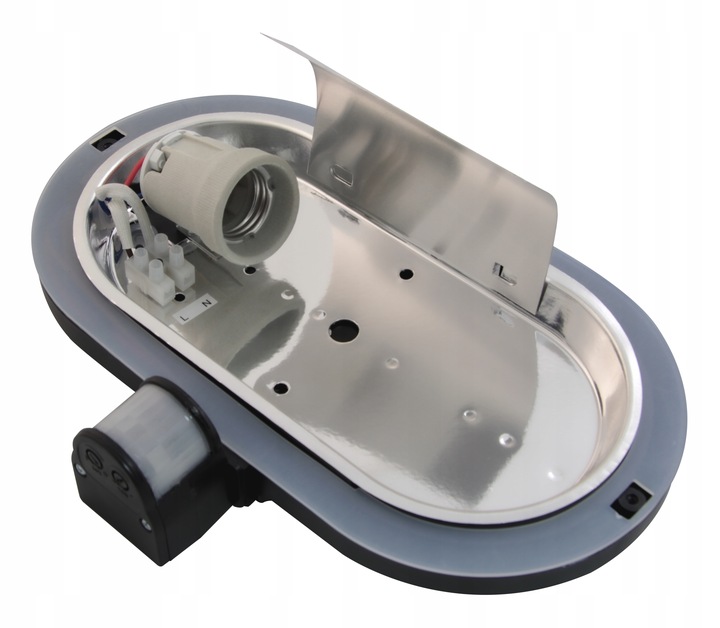 Lampa kinkiet ogrodowy z czujnikiem zewnętrzna LED