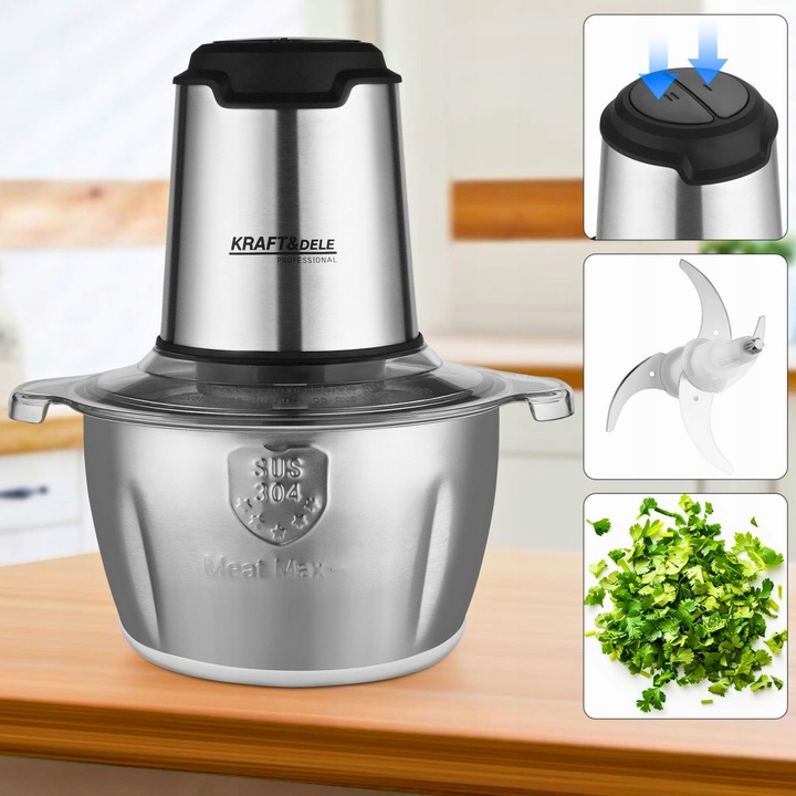 ROZDRABNIACZ SZATKOWNICA DO WARZYW ELEKTRYCZNY MIĘSA OWOCÓW MALAKSER