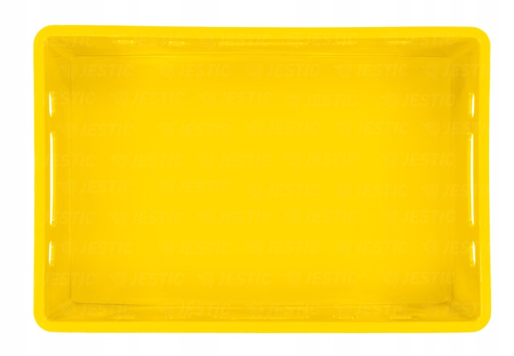 SKRZYNKA POJEMNIK EURO E2 ŻÓŁTA PLASTIKOWA MOCNA