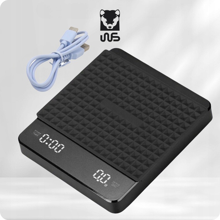 Waga Kuchenna Elektroniczna USB-C Precyzyjna 3000g 0.1g Mata do Kuchni