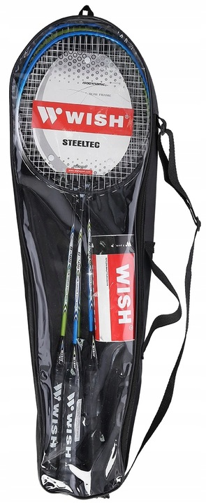 ZESTAW DO BADMINTONA WISH 4 x RAKIETKI , 6 x LOTKI ,TORBA