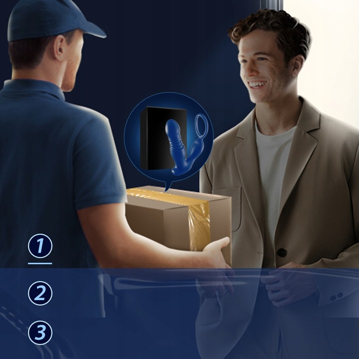 Wibrujący masażer prostaty Wibrator analny czarny