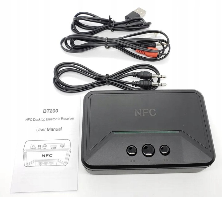 ADAPTER BLUETOOTH DO WIEŻY WZMACNIAC HiFi AUX CHINCH JACK ODBIORNIK