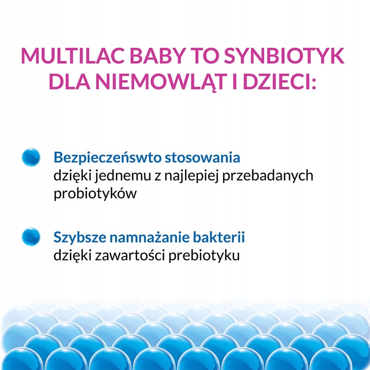 MULTILAC BABY synbiotyk dla dzieci krople 5ml