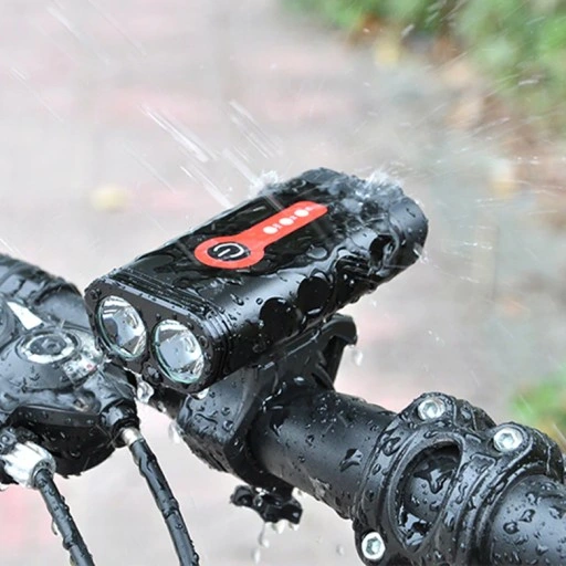 LAMPKA ROWEROWA LED PRZÓD 1600 LUMENÓW MOCNA + TYŁ