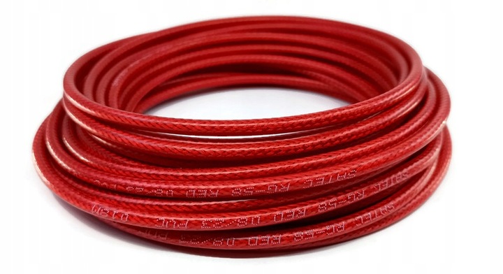 10 metrów RED Satec RG-58 przewód koncentryczny