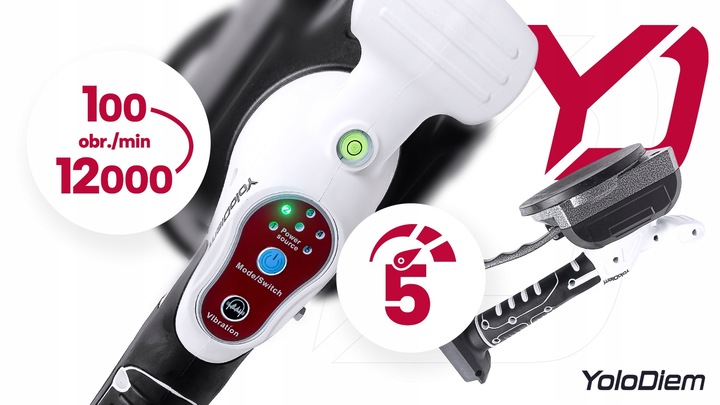 WIBRUJĄCA PRZYSSAWKA DO PŁYTEK WIBRATOR DO PŁYTEK PRO 21V AKU 2x2AH