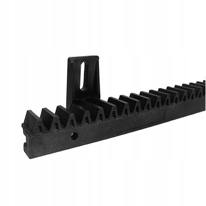 Listwa zębata do bramy przesuwnej szyna stalowy rdzeń 300kg nylon