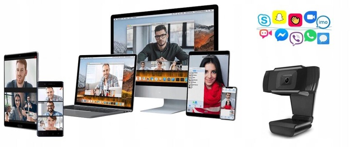 KAMERKA KAMERA INTERNETOWA PC DO LEKCJI + MIKROFON