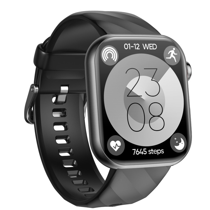 SMARTWATCH Z FUNKCJĄ POMIARU CUKRU GLUKOZA AMOLED MT500 CIŚNIENIE MENU Pl