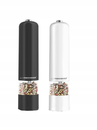 2x ELEKTRYCZNY MŁYNEK ROZDRABNIACZ DO MIELENIA PIEPRZU SOLI PRZYPRAW