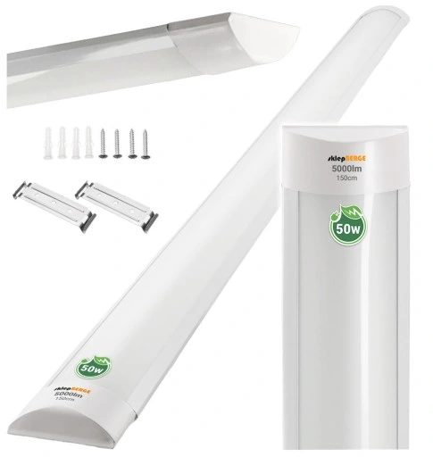 4x Lampa Natynkowa LED 150 cm Oprawa LED 50W Panel