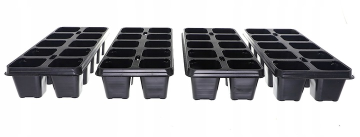 WIELODONICZKA DO SIEWU DONICZKA DO WYSIEWU ROZSAD TACA PODSTAWKA 40szt