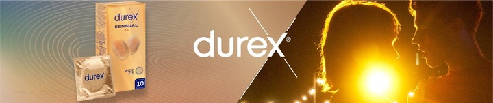 ULTRA CIENKIE Prezerwatywy DUREX SENSUAL XL szersze INVISIBLE lateks