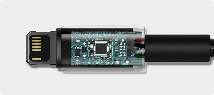 BASEUS MOCNY KABEL USB DO LIGHTNING IPHONE IPAD PRZEWÓD OPLOT 2.4A 2M