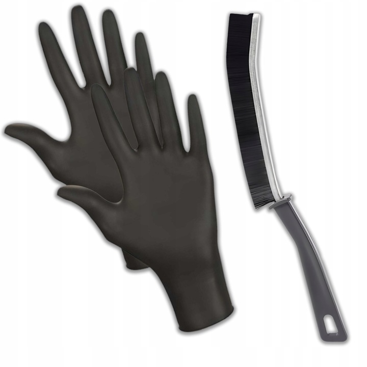 Płyn Środek do Czyszczenia Fug Zestaw Hap Win 1L + Szczotka + Rękawiczki