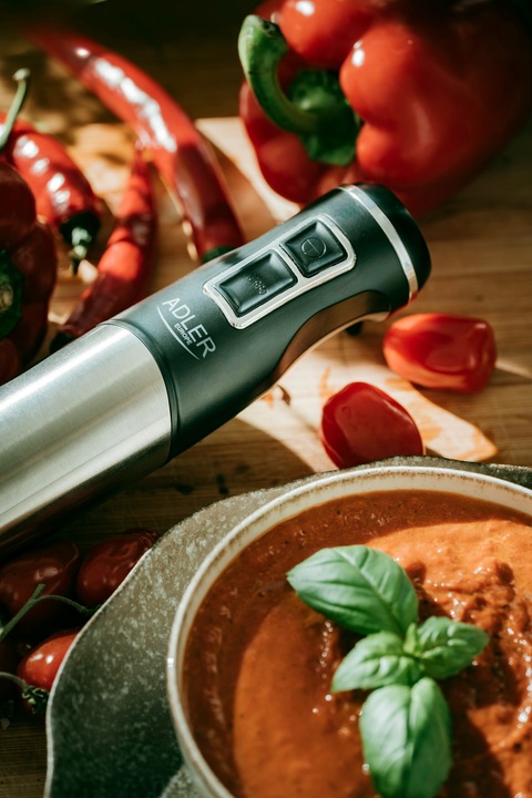 Mocny Blender ręczny 1900W Wielofunkcyjny Mikser Funkcja TURBO Kruszy Lód